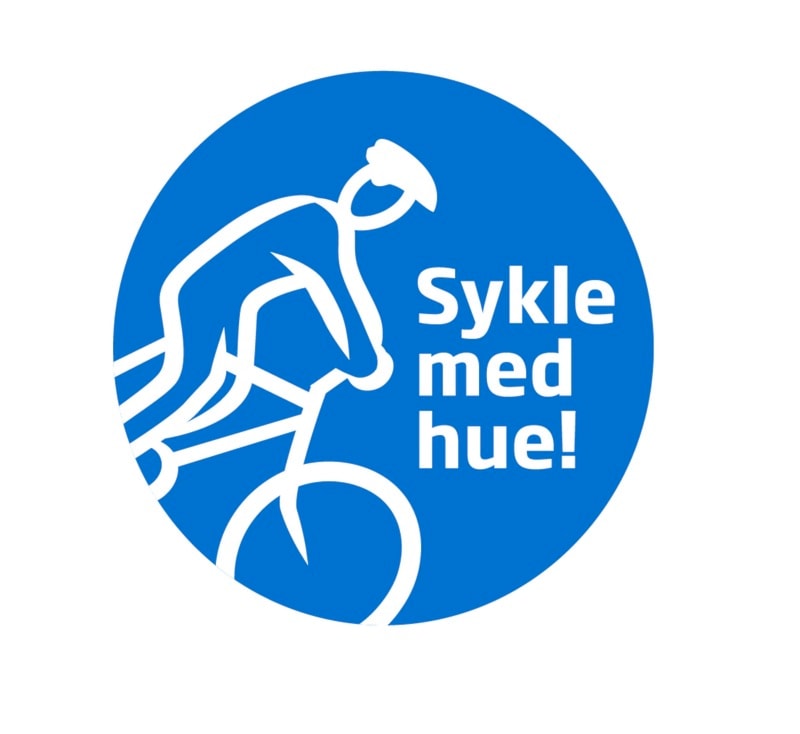 "Sykle med hue – Vis hensyn"